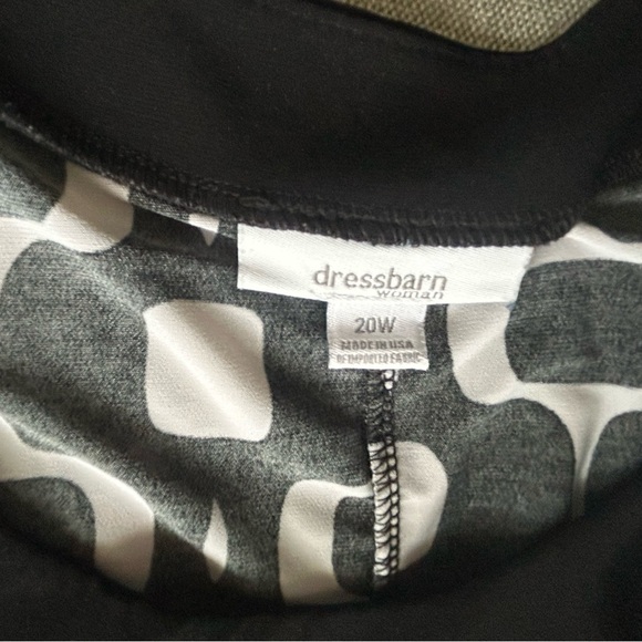 Dressbarn Black and White Sheath Mini Dress - Picture 4 of 4